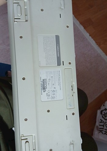 Pembe Stickerlı Karanlık Klavye - Görsel 7