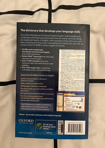 Oxford Wordpower İngilizce-Türkçe Sözlük - Görsel 4