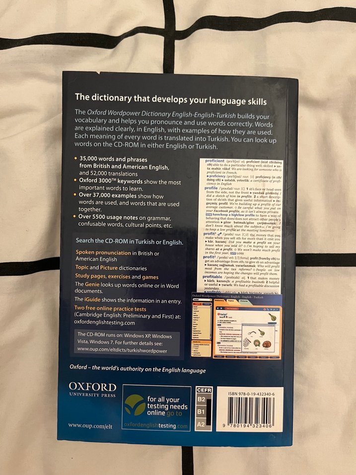Oxford Wordpower İngilizce-Türkçe Sözlük - Görsel 4