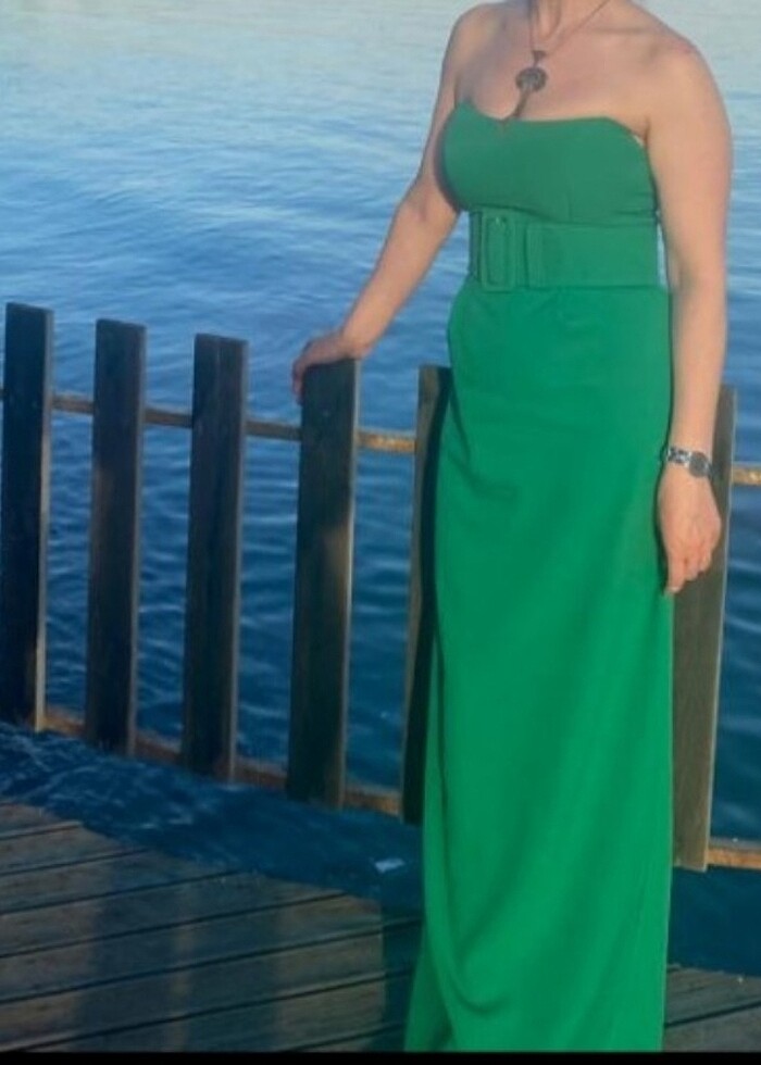 Trendyol gece elbisesi  - Görsel 2