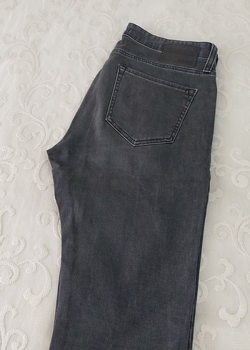 44 Beden gri Renk Gri Erkek Denim Jean Pantolon