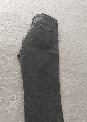 44 Beden gri Renk Gri Regular Fit Erkek Denim Pantolon