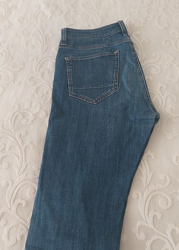 42 Beden mavi Renk Erkek Gri Mavi Denim Jean Pantolon