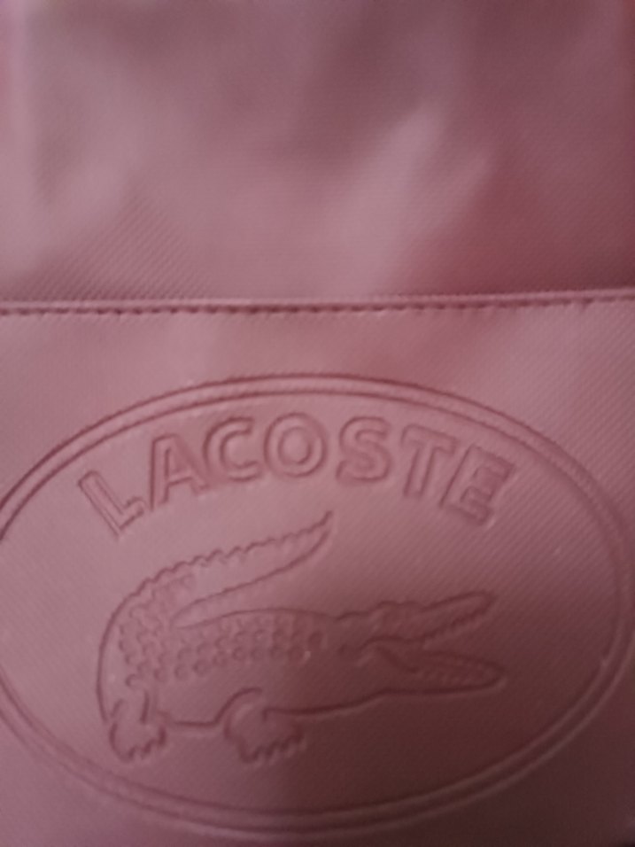 Bordo Lacoste Fermuarlı Kadın Çapraz Çanta - Görsel 2