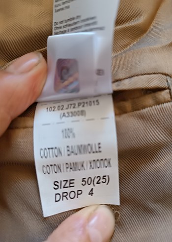 Gri Süet Erkek Ceket, Düğmeli, Regular Fit - Görsel 7