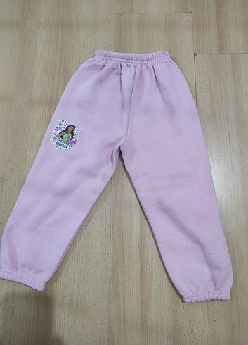 3 iplik şardonlu pembe eşofman altı.