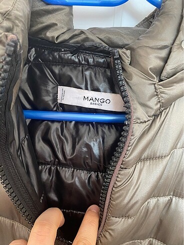 l Beden gri Renk Mango mont L beden