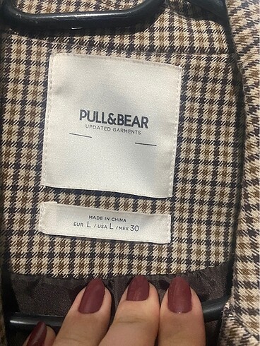 l Beden Pull&Bear blazer ceket