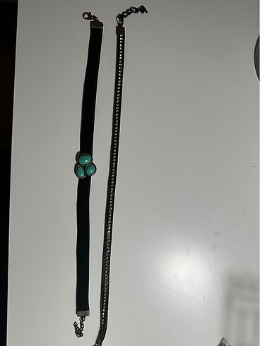 2 adet choker kolye