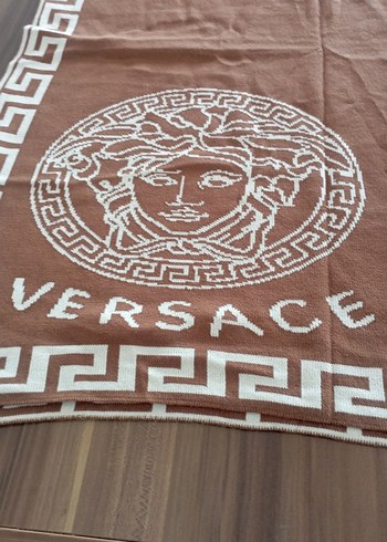 Versace versace yün dokuma şal