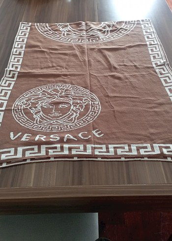 versace yün dokuma şal