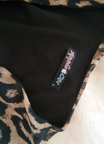 Zara Leopar desenli elbise
