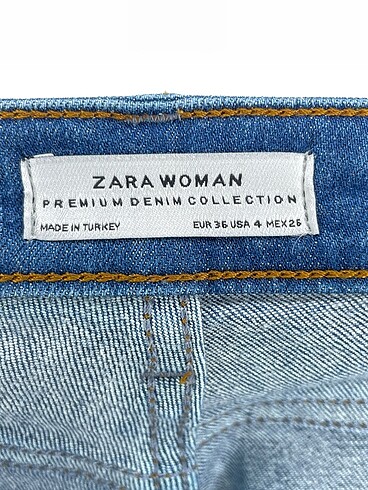 36 Beden mavi Renk Zara Jean / Kot %70 İndirimli.