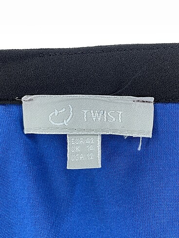 44 Beden mavi Renk Twist Midi Etek %70 İndirimli.
