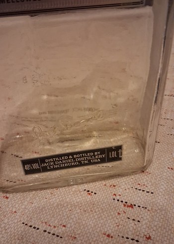 Vintage Jack Daniel's Gentleman Jack Şişesi 1 lt boş - Görsel 5