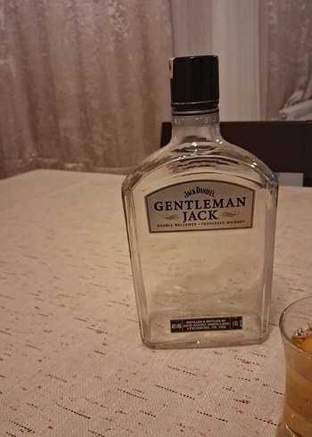 Vintage Jack Daniel's Gentleman Jack Şişesi 1 lt boş - Görsel 4