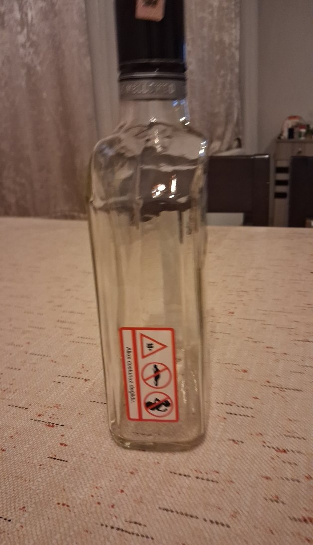 Vintage Jack Daniel's Gentleman Jack Şişesi 1 lt boş - Görsel 2