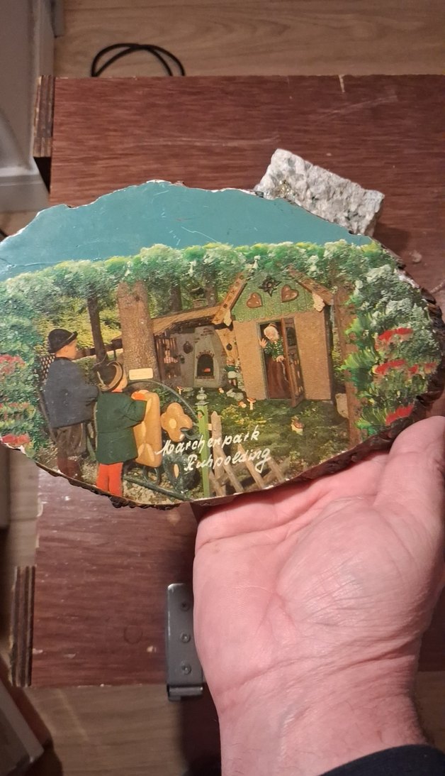 Doğal Ahşap Üzerine El Yapımı Tablo - Görsel 4