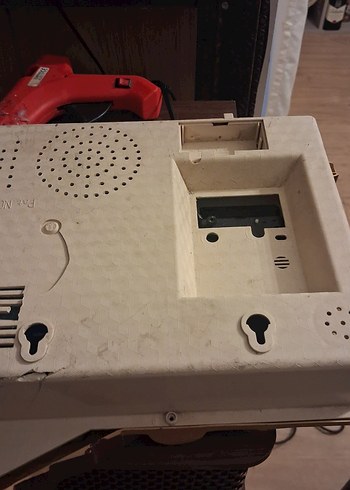 Renkli Işıklı Ev Tasarımlı Masa Saati - Görsel 5