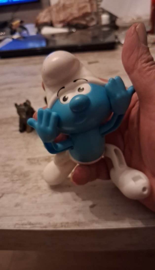 Pastel Mavi Aksiyon Figürü - Görsel 2