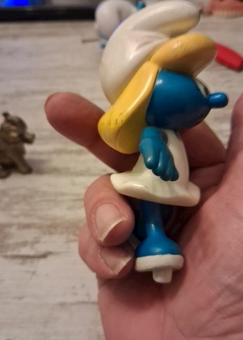 Pastel Mavi Şirin Figürü - Görsel 5