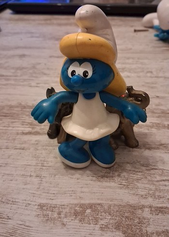 Pastel Mavi Şirin Figürü - Görsel 2