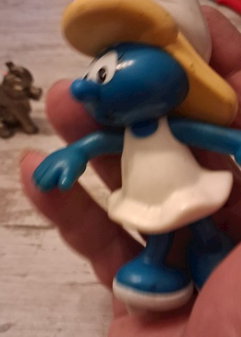 Pastel Mavi Şirin Figürü - Görsel 3