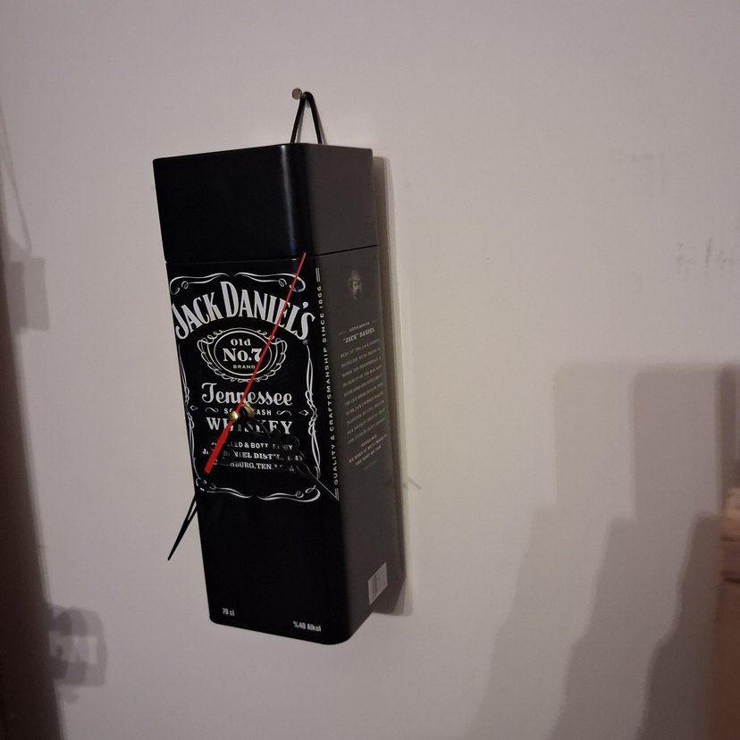 Jack Daniel's el yapımı saat - Görsel 4
