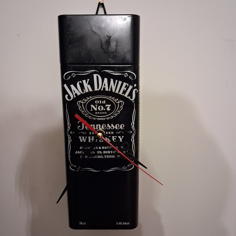 Jack Daniel's el yapımı saat - Görsel 2