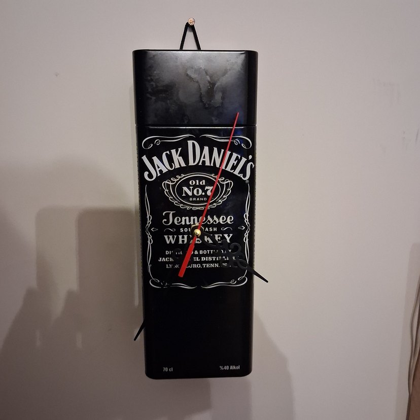 Jack Daniel's el yapımı saat - Görsel 3