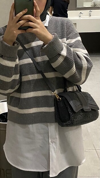 H&M Gri çanta