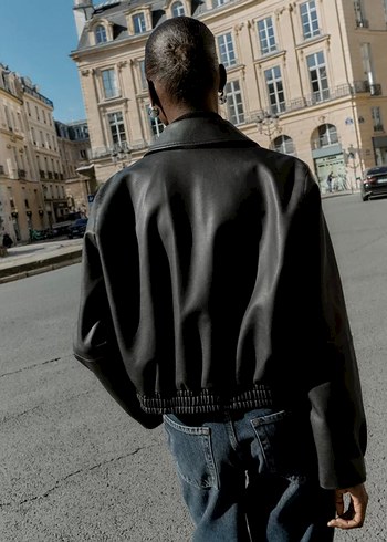 ZARA suni deri ceket - Görsel 5