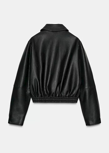 ZARA suni deri ceket - Görsel 2