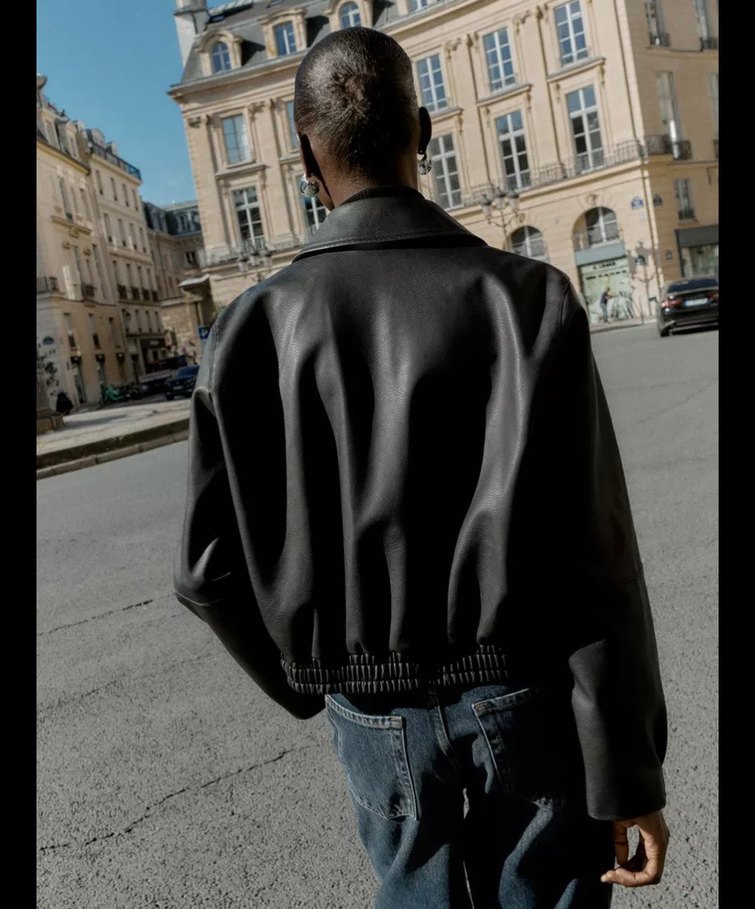 ZARA suni deri ceket - Görsel 5