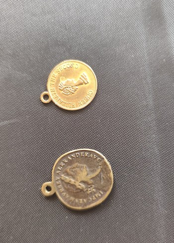 Vintage pirinç kolye ucu