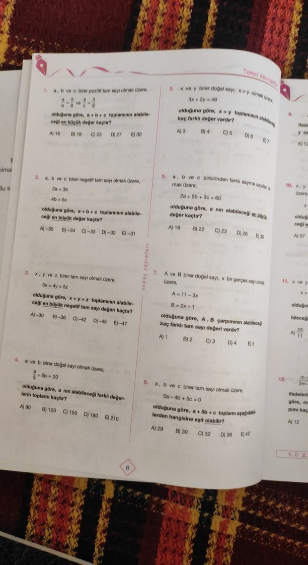 YKS/TYT Matematik Soru Bankası - Görsel 3