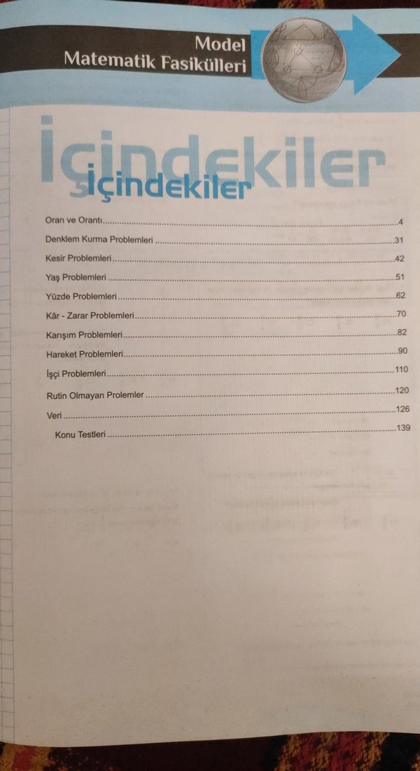 Model Matematik Fasikülleri - Oran, Orantı, Problemler - Görsel 3