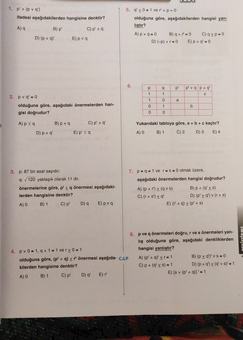 9. Sınıf Matematik 1,2,4,5 Fasikül - Görsel 2