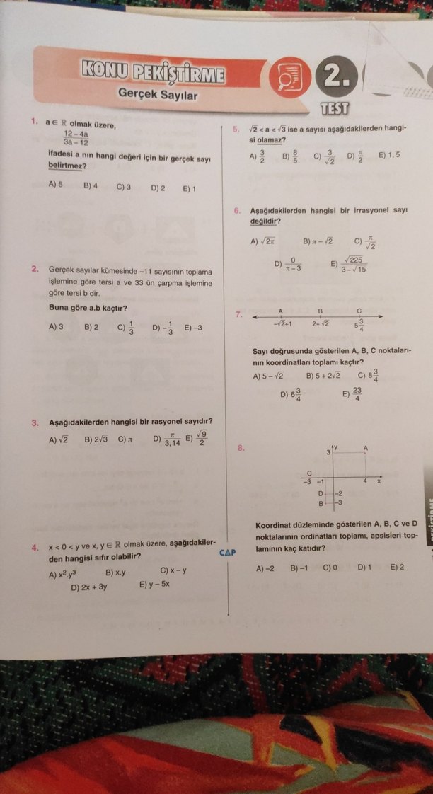 9. Sınıf Matematik 1,2,4,5 Fasikül - Görsel 4
