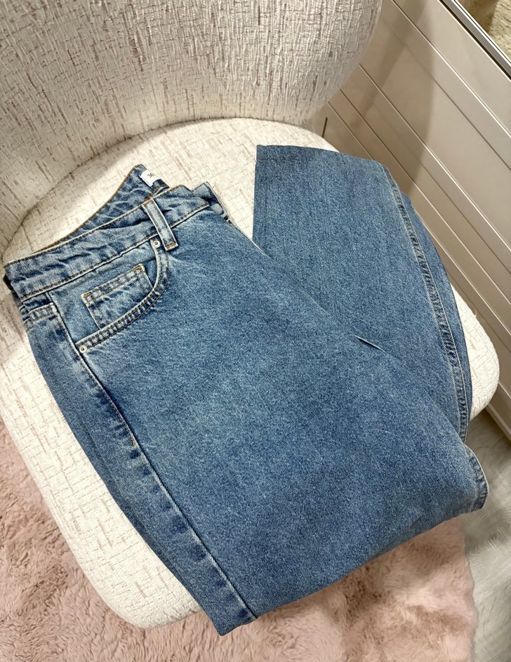 Açık Mavi Rahat Kesim Denim Jean — görsel 3/6