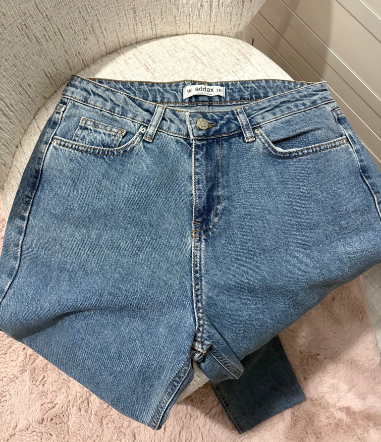 Açık Mavi Rahat Kesim Denim Jean — görsel 2/6