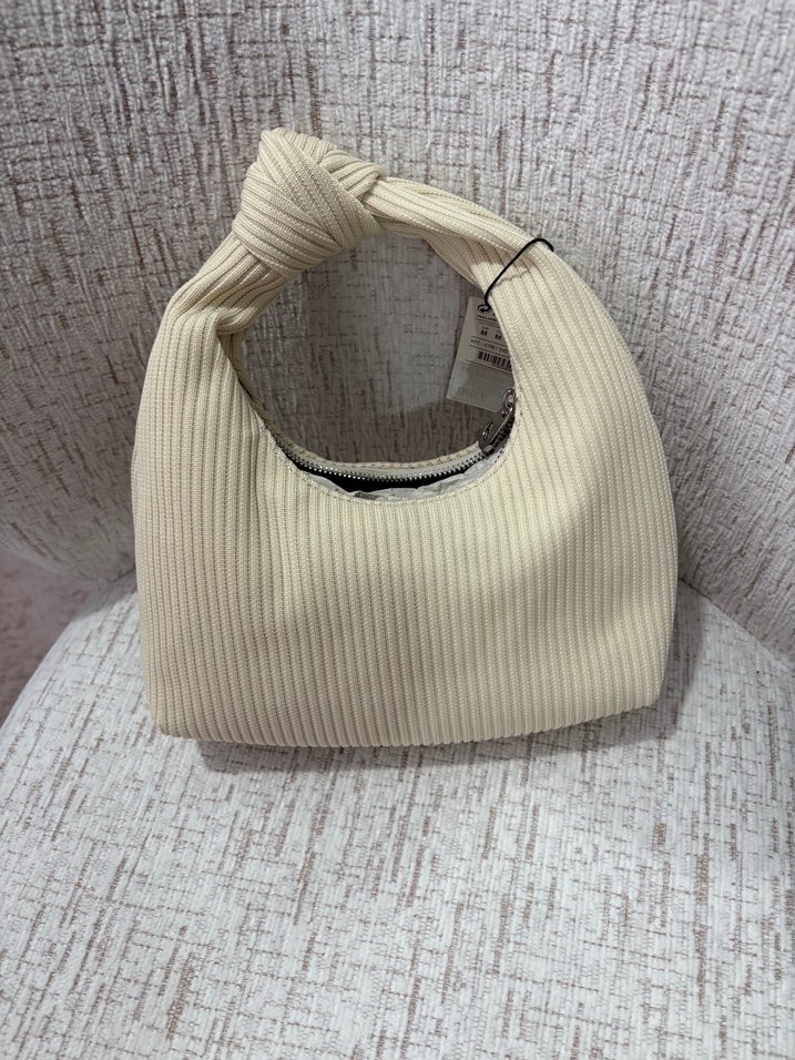 Pull and bear Ekru Fitilli Mini Omuz Çantası — görsel 9/10