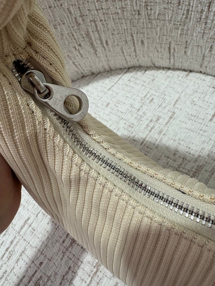 Pull and bear Ekru Fitilli Mini Omuz Çantası — görsel 7/10