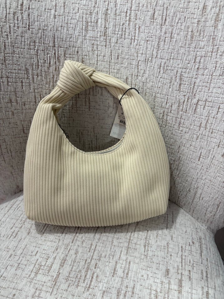 Pull and bear Ekru Fitilli Mini Omuz Çantası — görsel 5/10