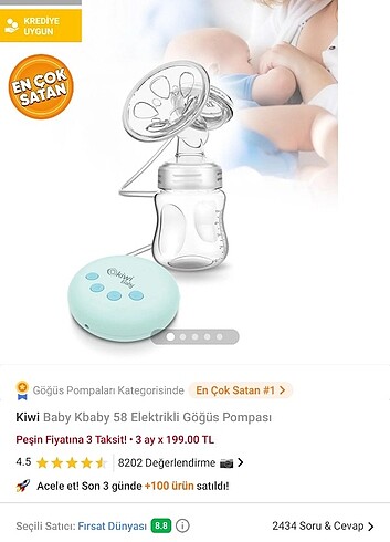 Elektrikli gögüs pompası