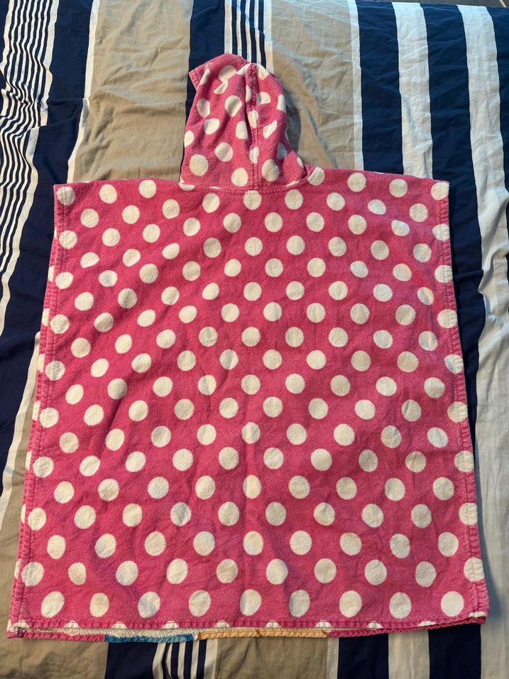 Barbie Baskılı Kapüşonlu Kız bornoz - Görsel 2