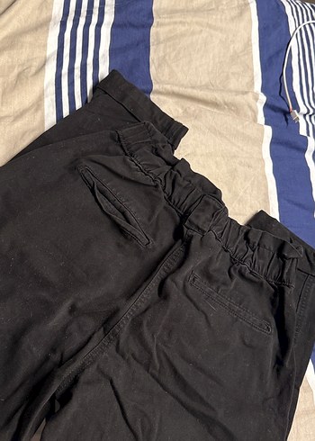 Siyah Bol Kesim Street Wear Kot - Görsel 3