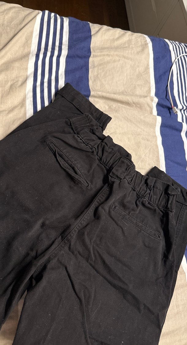 Siyah Bol Kesim Street Wear Kot - Görsel 3