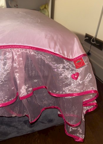 Çilek kız çocuk yatak örütüsü - Görsel 4