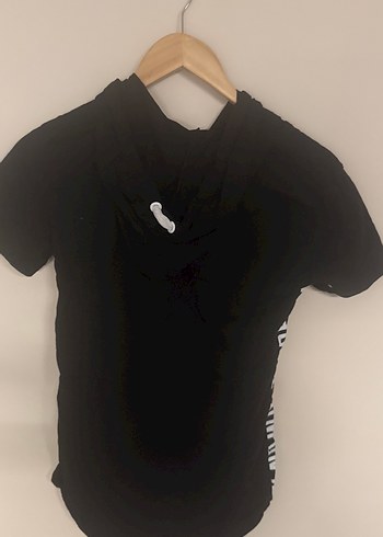 Siyah Erkek Kısa Kollu Baskılı Tişört - Görsel 3